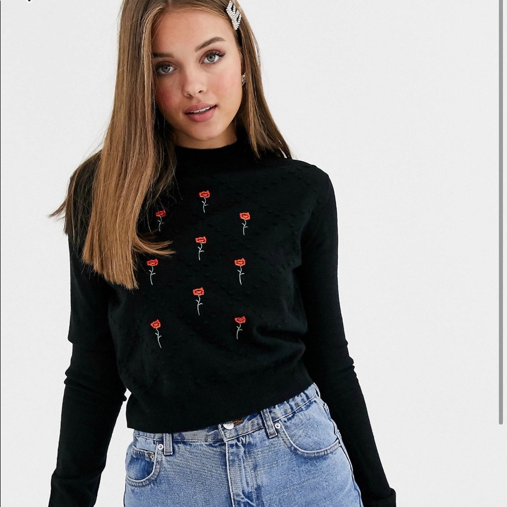 ASOS Daisy Street Rose Sweater
